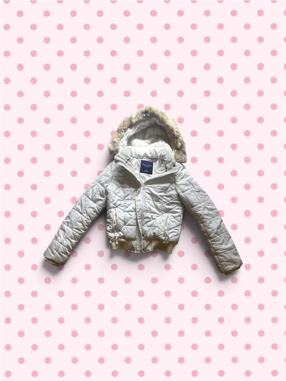 Y2K American Eagle Bella swan Puffer Jacket